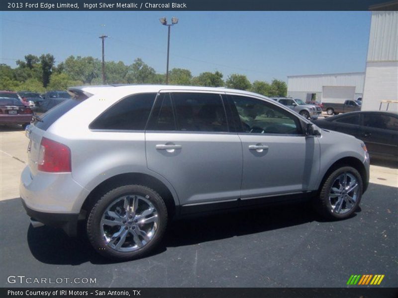 Ingot Silver Metallic / Charcoal Black 2013 Ford Edge Limited