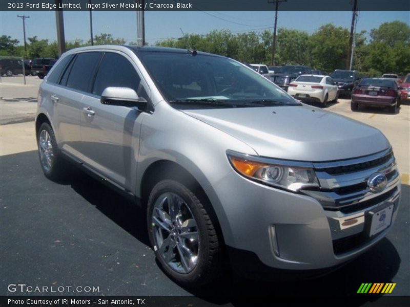 Ingot Silver Metallic / Charcoal Black 2013 Ford Edge Limited