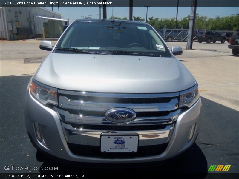 Ingot Silver Metallic / Charcoal Black 2013 Ford Edge Limited