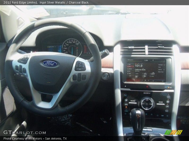 Ingot Silver Metallic / Charcoal Black 2013 Ford Edge Limited