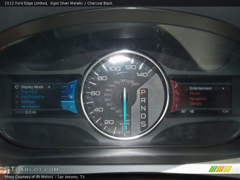 Ingot Silver Metallic / Charcoal Black 2013 Ford Edge Limited