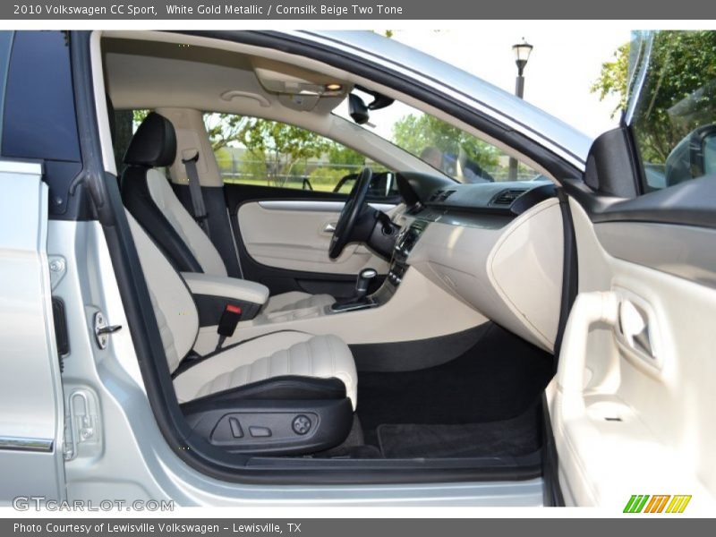 White Gold Metallic / Cornsilk Beige Two Tone 2010 Volkswagen CC Sport