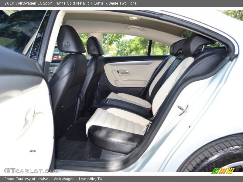 White Gold Metallic / Cornsilk Beige Two Tone 2010 Volkswagen CC Sport