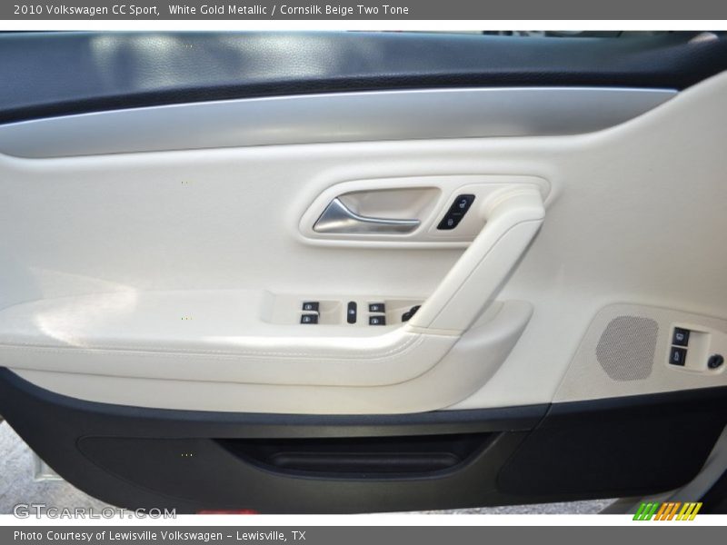 White Gold Metallic / Cornsilk Beige Two Tone 2010 Volkswagen CC Sport