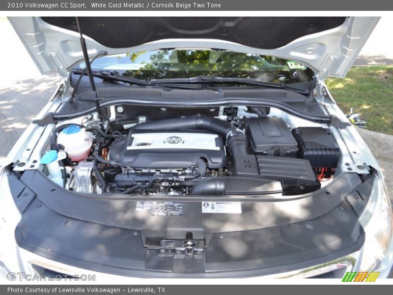 White Gold Metallic / Cornsilk Beige Two Tone 2010 Volkswagen CC Sport