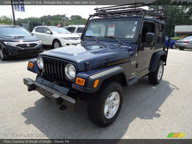 Midnight Blue Pearl / Dark Slate Gray 2006 Jeep Wrangler X 4x4