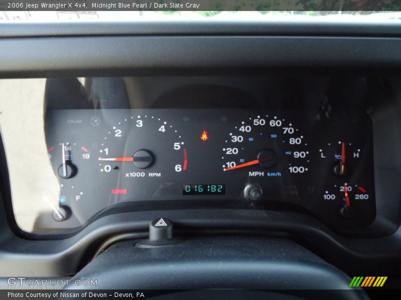 Midnight Blue Pearl / Dark Slate Gray 2006 Jeep Wrangler X 4x4