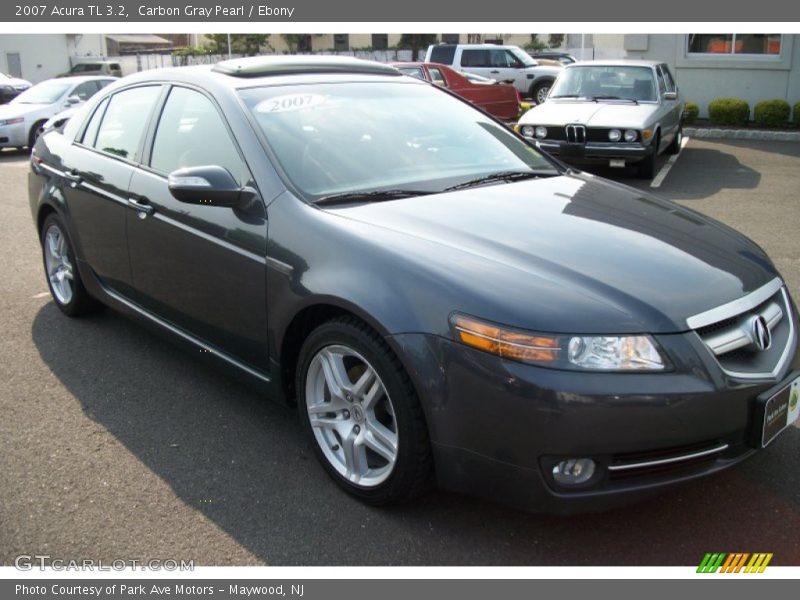 Carbon Gray Pearl / Ebony 2007 Acura TL 3.2