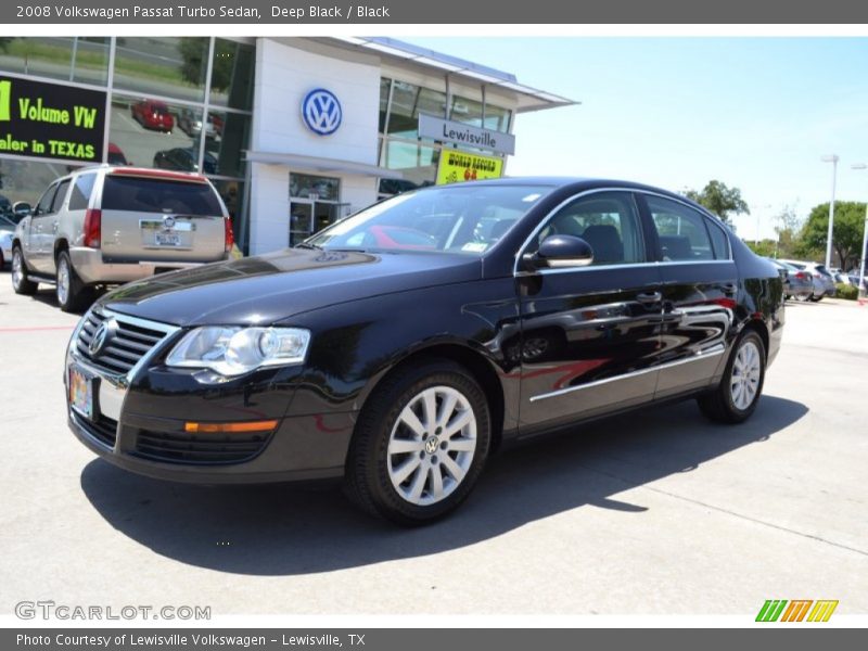 Deep Black / Black 2008 Volkswagen Passat Turbo Sedan