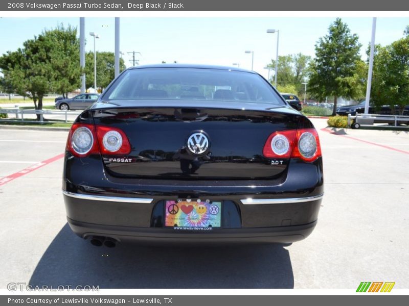 Deep Black / Black 2008 Volkswagen Passat Turbo Sedan