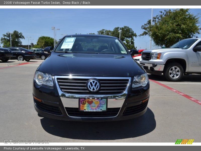 Deep Black / Black 2008 Volkswagen Passat Turbo Sedan