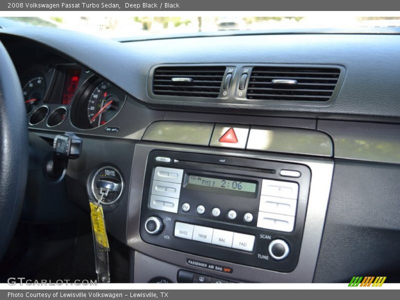 Deep Black / Black 2008 Volkswagen Passat Turbo Sedan