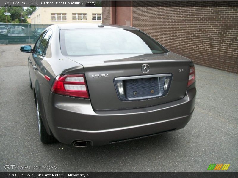 Carbon Bronze Metallic / Ebony 2008 Acura TL 3.2