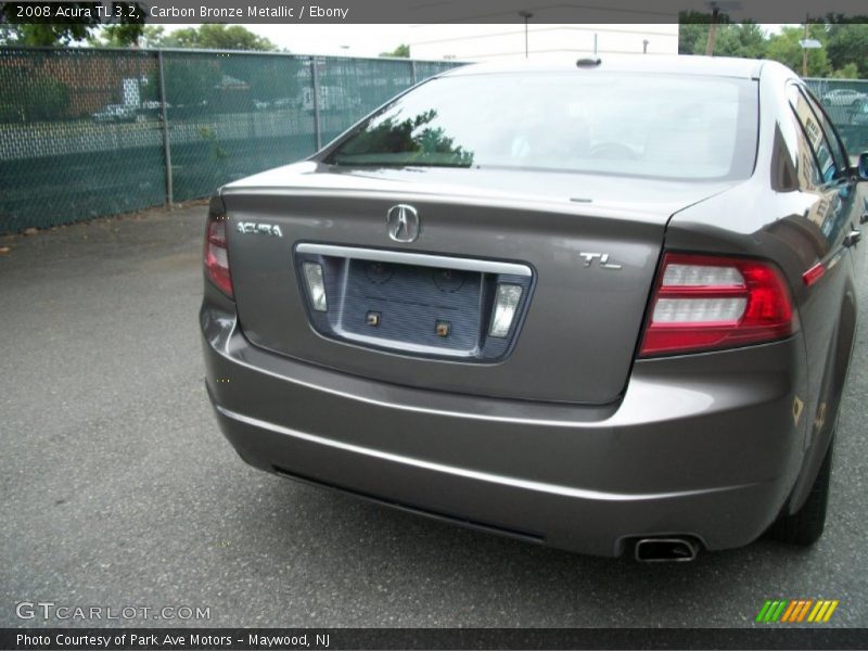 Carbon Bronze Metallic / Ebony 2008 Acura TL 3.2