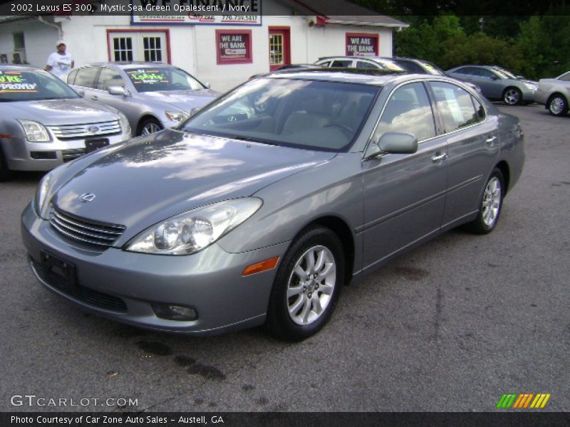 Mystic Sea Green Opalescent / Ivory 2002 Lexus ES 300