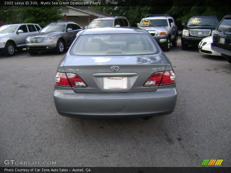 Mystic Sea Green Opalescent / Ivory 2002 Lexus ES 300