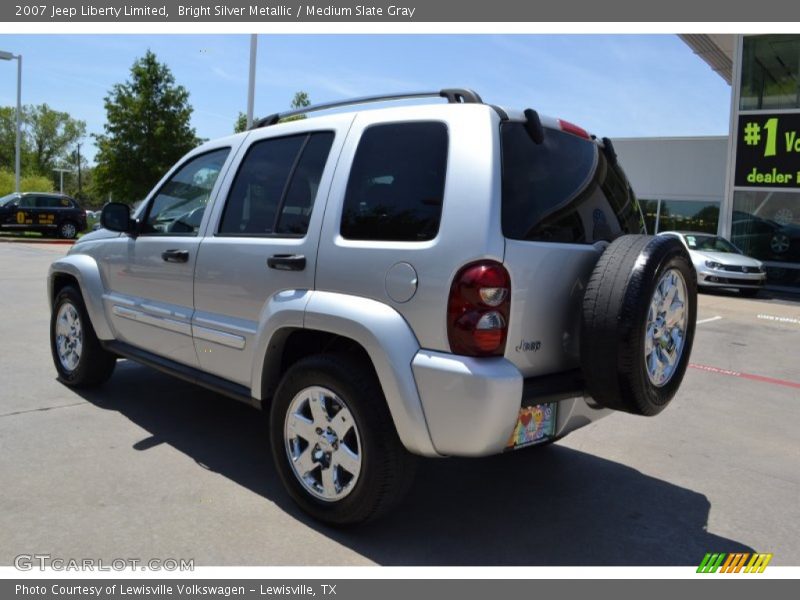 Bright Silver Metallic / Medium Slate Gray 2007 Jeep Liberty Limited