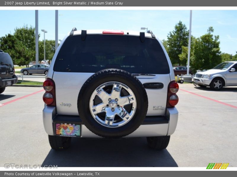 Bright Silver Metallic / Medium Slate Gray 2007 Jeep Liberty Limited
