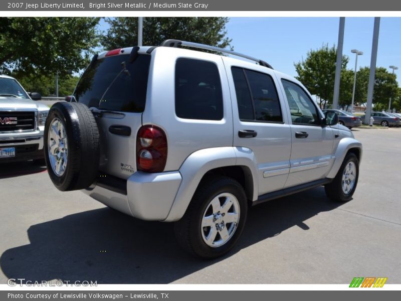 Bright Silver Metallic / Medium Slate Gray 2007 Jeep Liberty Limited