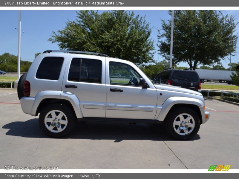 Bright Silver Metallic / Medium Slate Gray 2007 Jeep Liberty Limited