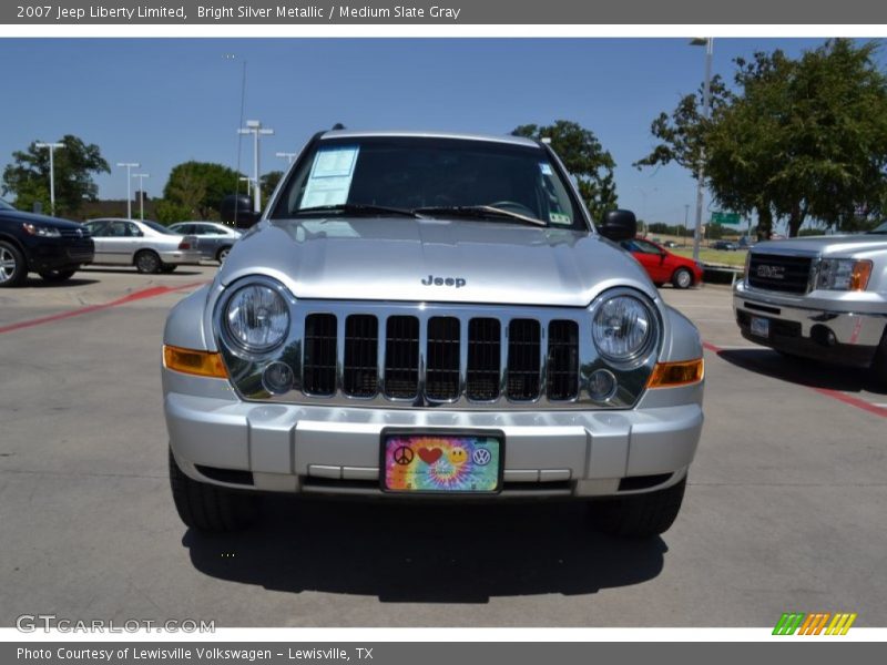 Bright Silver Metallic / Medium Slate Gray 2007 Jeep Liberty Limited