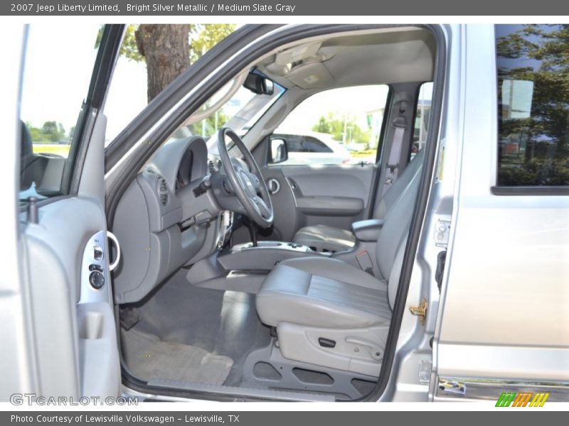 Bright Silver Metallic / Medium Slate Gray 2007 Jeep Liberty Limited