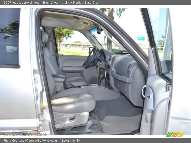Bright Silver Metallic / Medium Slate Gray 2007 Jeep Liberty Limited