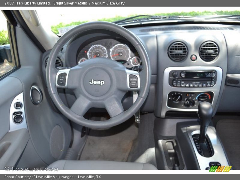 Bright Silver Metallic / Medium Slate Gray 2007 Jeep Liberty Limited