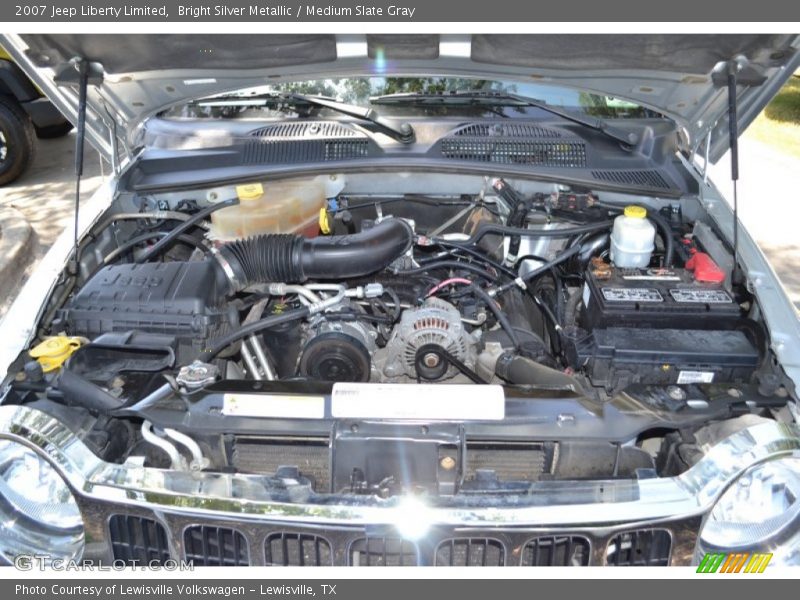 Bright Silver Metallic / Medium Slate Gray 2007 Jeep Liberty Limited