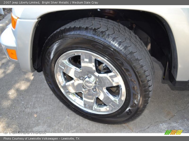 Bright Silver Metallic / Medium Slate Gray 2007 Jeep Liberty Limited
