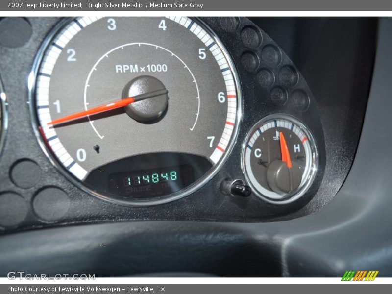 Bright Silver Metallic / Medium Slate Gray 2007 Jeep Liberty Limited