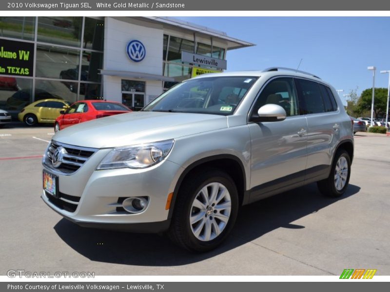 White Gold Metallic / Sandstone 2010 Volkswagen Tiguan SEL