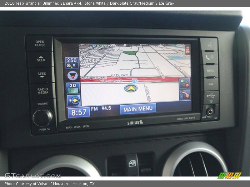 Stone White / Dark Slate Gray/Medium Slate Gray 2010 Jeep Wrangler Unlimited Sahara 4x4