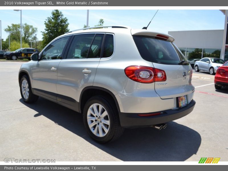 White Gold Metallic / Sandstone 2010 Volkswagen Tiguan SEL