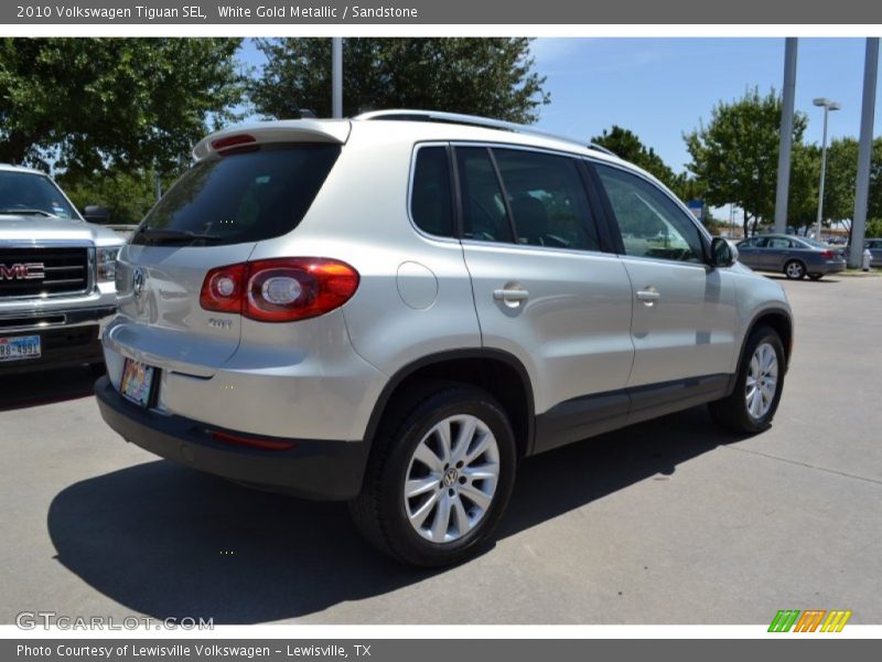 White Gold Metallic / Sandstone 2010 Volkswagen Tiguan SEL