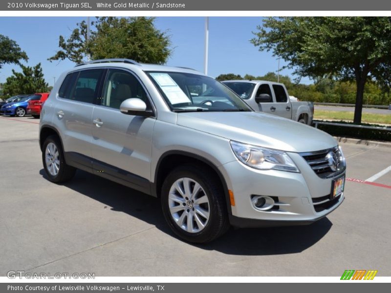 White Gold Metallic / Sandstone 2010 Volkswagen Tiguan SEL