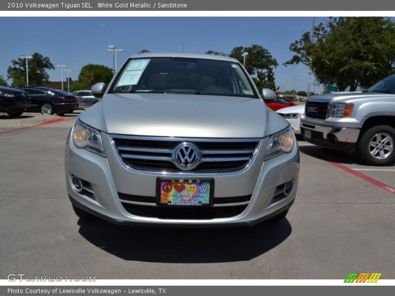 White Gold Metallic / Sandstone 2010 Volkswagen Tiguan SEL
