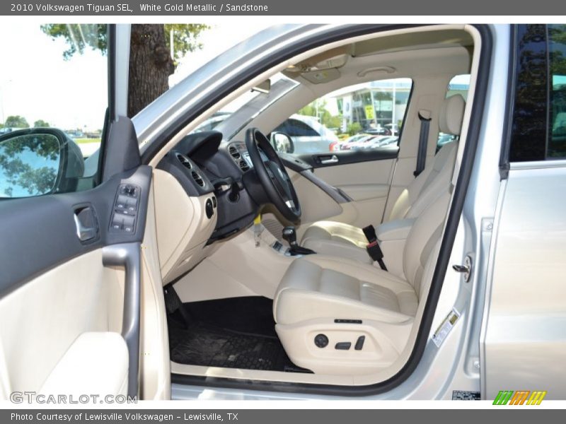 White Gold Metallic / Sandstone 2010 Volkswagen Tiguan SEL