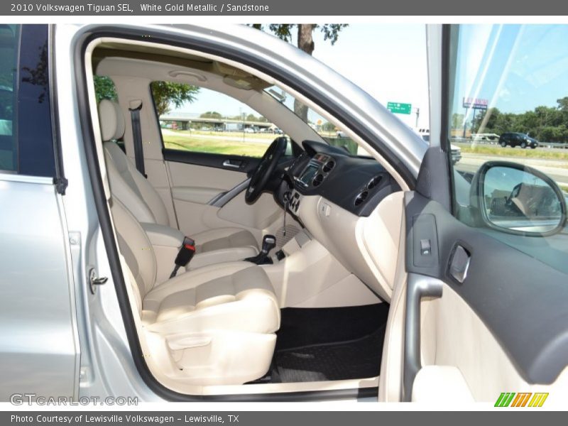 White Gold Metallic / Sandstone 2010 Volkswagen Tiguan SEL