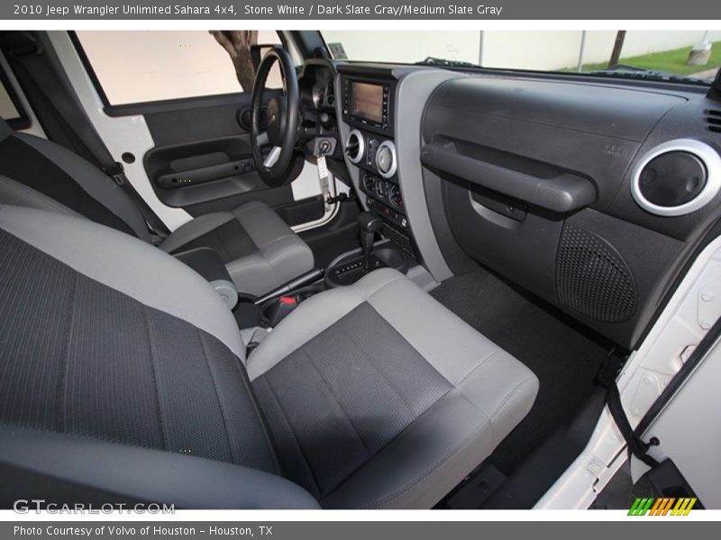 Stone White / Dark Slate Gray/Medium Slate Gray 2010 Jeep Wrangler Unlimited Sahara 4x4