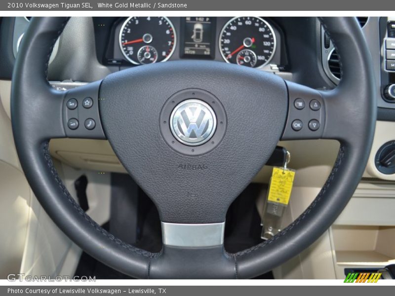 White Gold Metallic / Sandstone 2010 Volkswagen Tiguan SEL