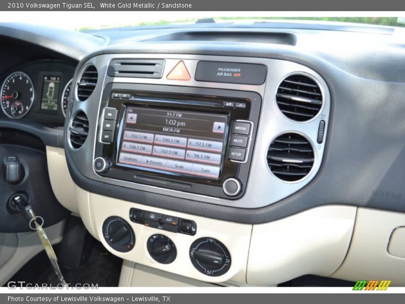 White Gold Metallic / Sandstone 2010 Volkswagen Tiguan SEL