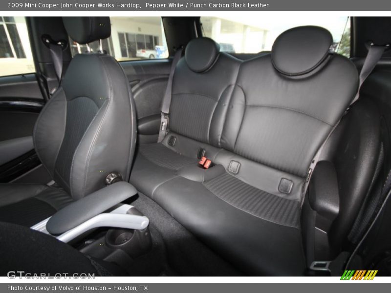 Pepper White / Punch Carbon Black Leather 2009 Mini Cooper John Cooper Works Hardtop