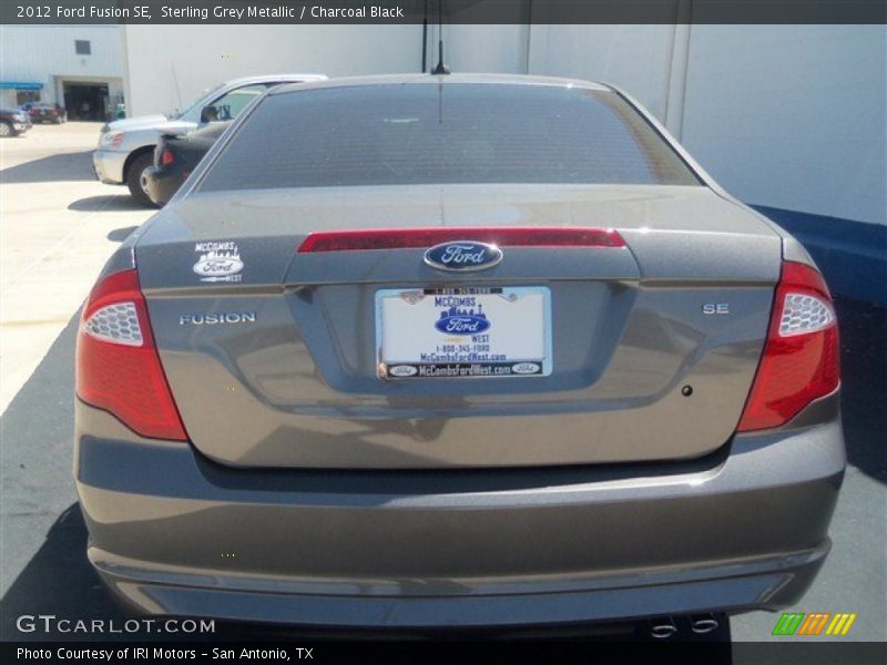 Sterling Grey Metallic / Charcoal Black 2012 Ford Fusion SE