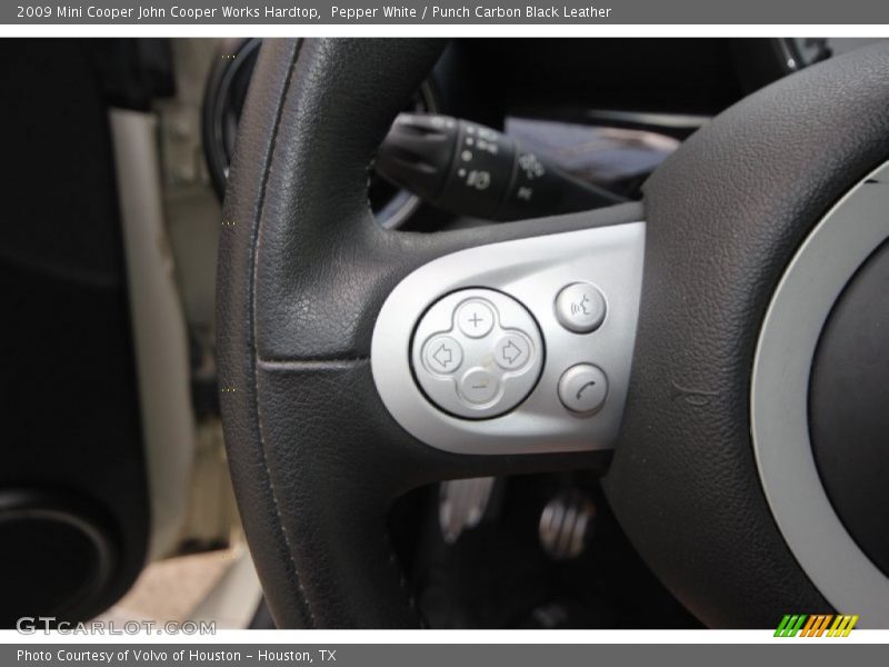 Pepper White / Punch Carbon Black Leather 2009 Mini Cooper John Cooper Works Hardtop
