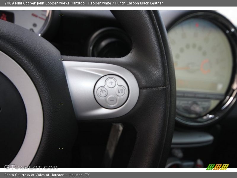 Pepper White / Punch Carbon Black Leather 2009 Mini Cooper John Cooper Works Hardtop