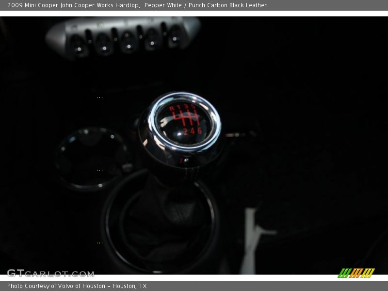 Pepper White / Punch Carbon Black Leather 2009 Mini Cooper John Cooper Works Hardtop