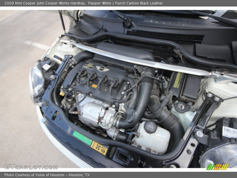 Pepper White / Punch Carbon Black Leather 2009 Mini Cooper John Cooper Works Hardtop