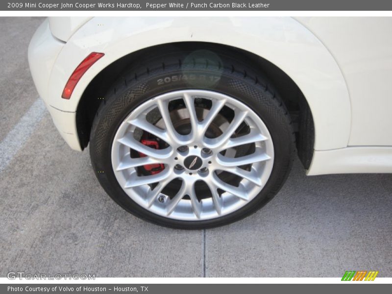 Pepper White / Punch Carbon Black Leather 2009 Mini Cooper John Cooper Works Hardtop