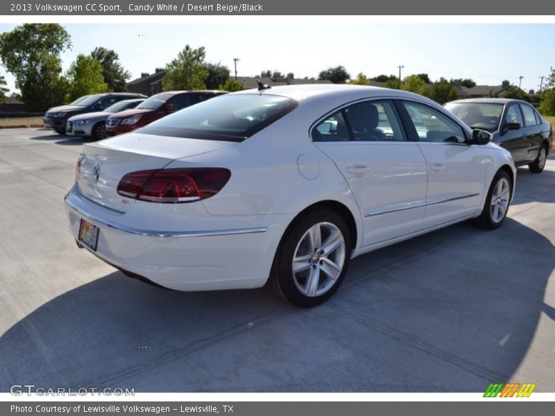 Candy White / Desert Beige/Black 2013 Volkswagen CC Sport
